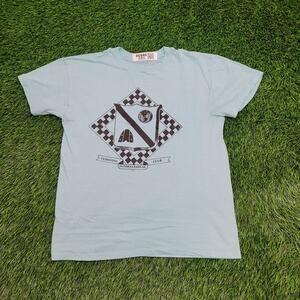 Vintage 80s Clogging-International-Club Shirt Womens S 18x22 Blue